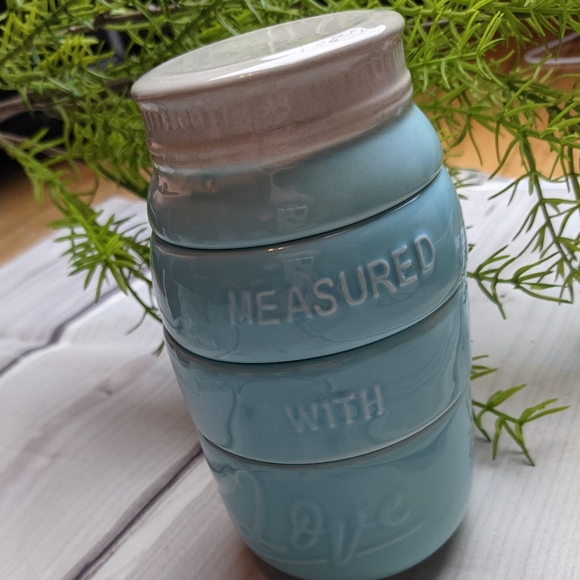 NWT Mason Jar Measuring Cups - Picture 2 of 12